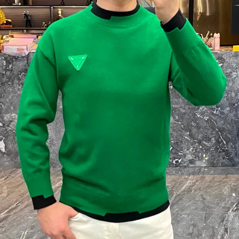 Autumn/Winter Casual Men's Sweater Long Sleeve Crew Neck Sweatshirt
