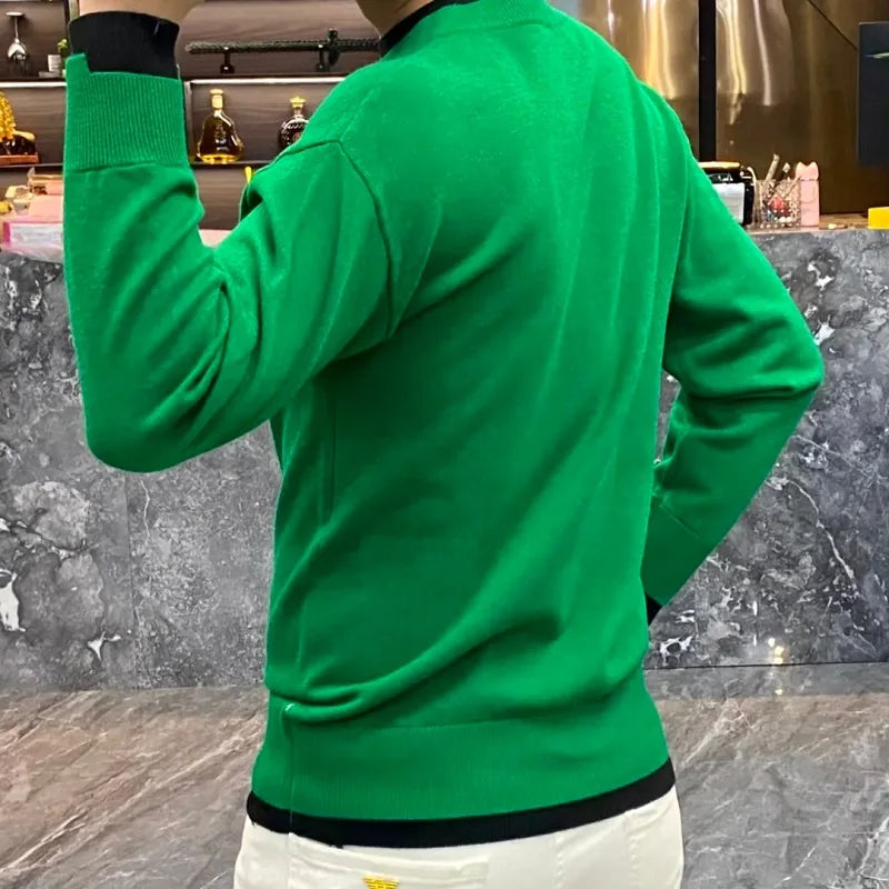 Autumn/Winter Casual Men's Sweater Long Sleeve Crew Neck Sweatshirt