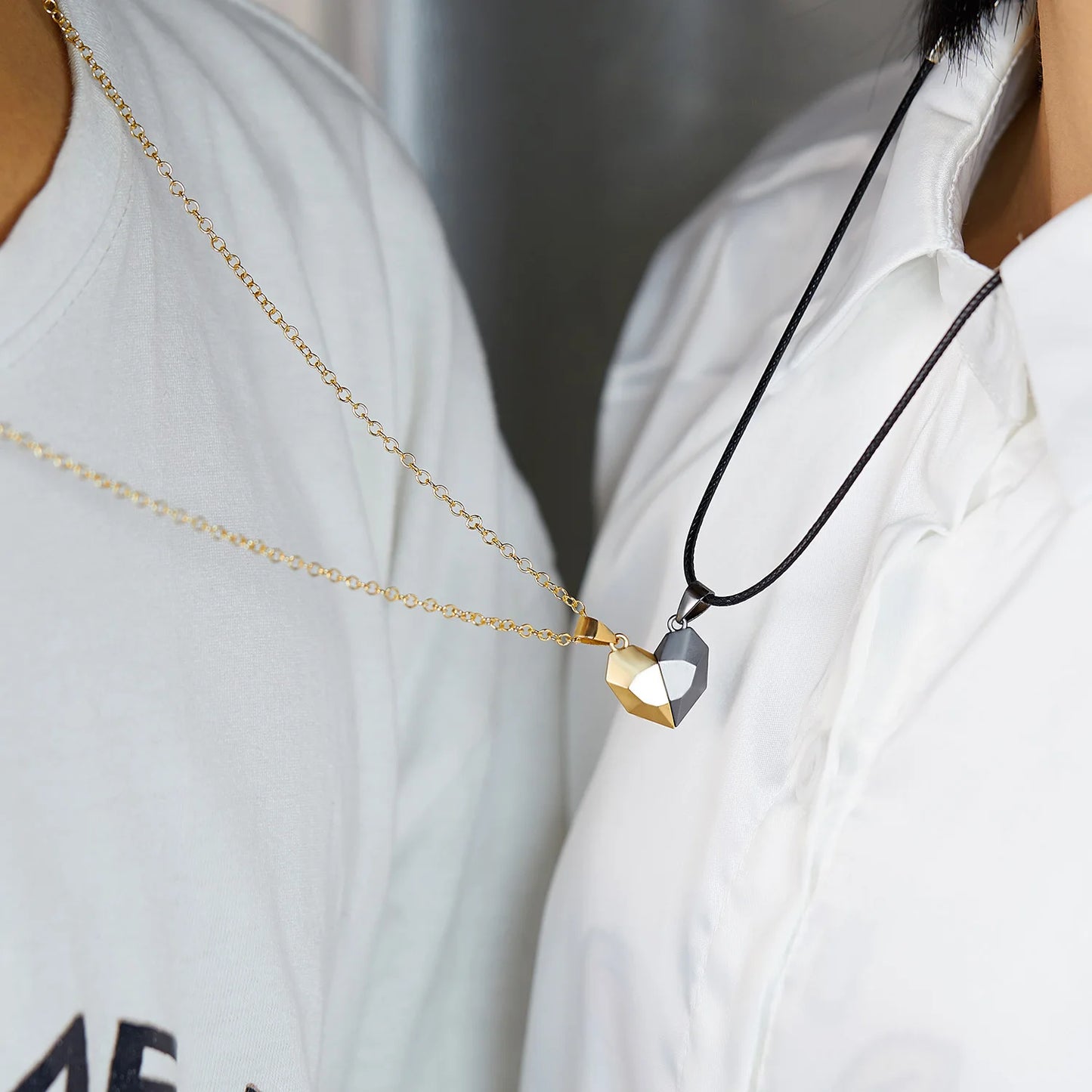 2 Pieces Sweater Chain For Best Friend Lovers Wedding Party Gift Jewelry