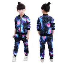 Boy Girl Striped Sweatshirts Hoodies Children Fashion Hoodless Clothes Teenager Spring Casual Tracksuit 4-14Y