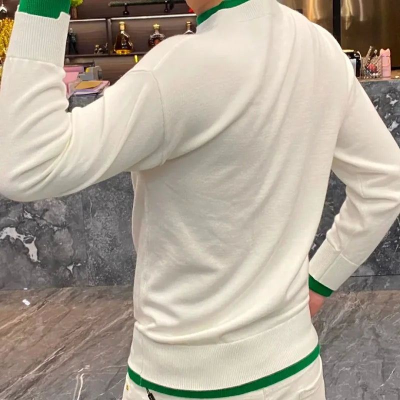 Autumn/Winter Casual Men's Sweater Long Sleeve Crew Neck Sweatshirt