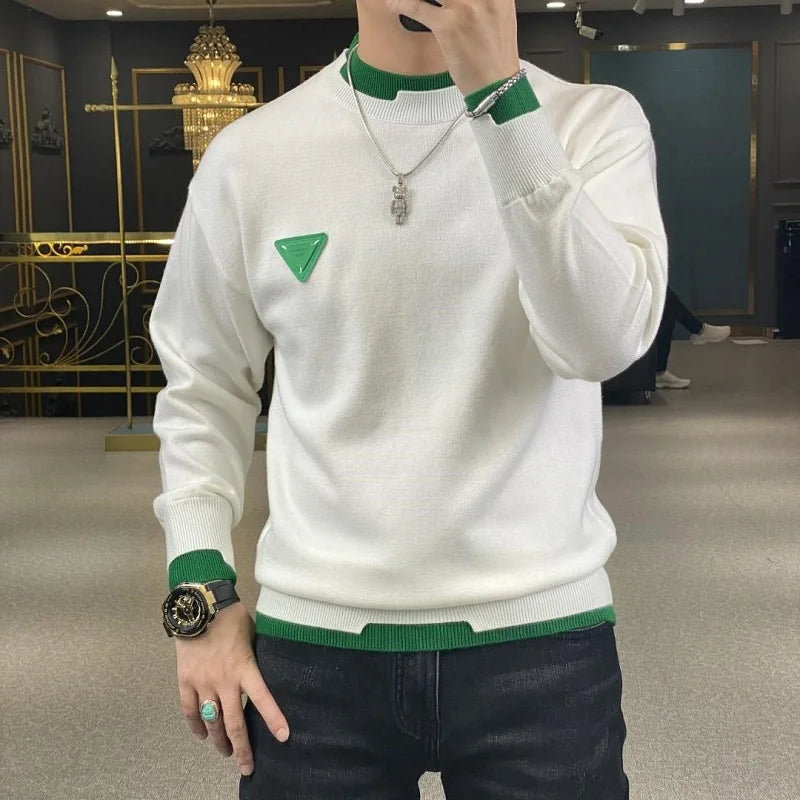Autumn/Winter Casual Men's Sweater Long Sleeve Crew Neck Sweatshirt
