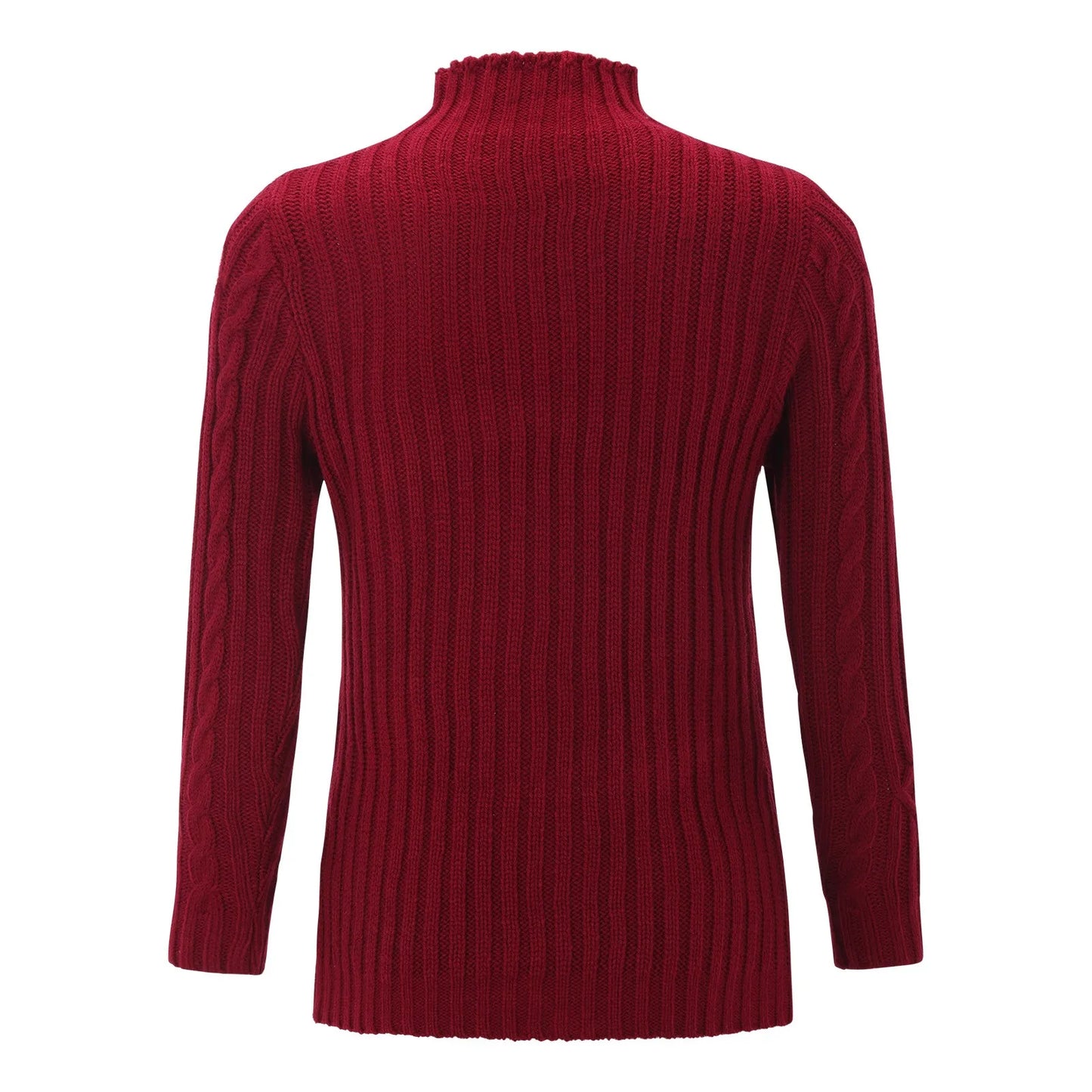 Women Knitted Sweaters Wool Turtleneck Long-Sleeve Pullover Winter Autumn Jumper Clothes Female Pullover