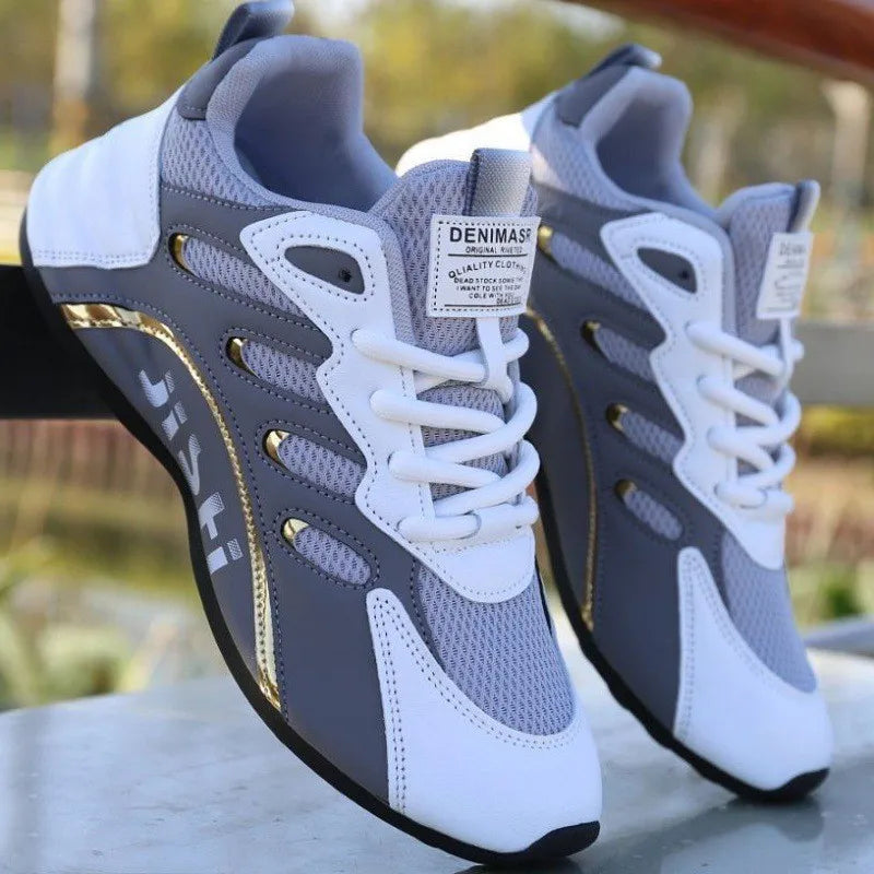 Men Casual Shoes New Comfortable Soft Bottom Flats Lace Up Sneakers