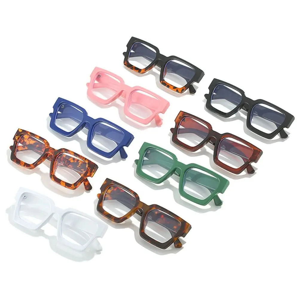 Square Glasses Unisex Small Square Computer Glasses Men Women Retro Ins Popular Eyewear