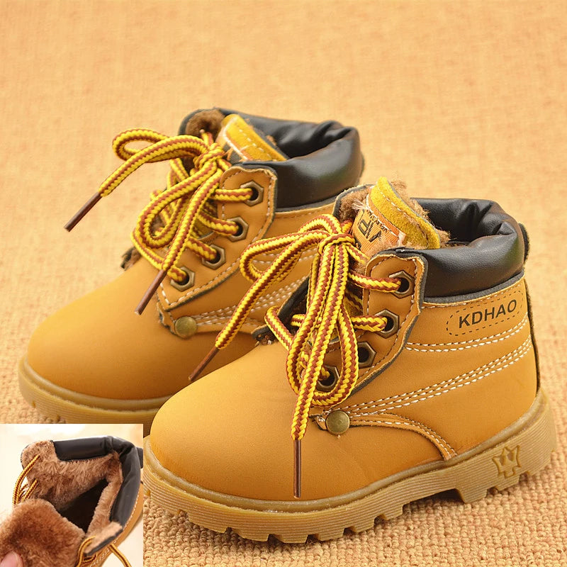 Baby Boots Toddler Fashion Boots Kids Shoes Boys Girls Snow Boots Girls Boys Plush Fashion Boots Shoes Size