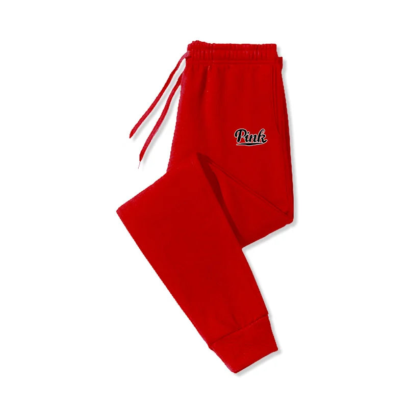 Winter Men Woman Fleece Trousers Casual Pants Sweatpants Jogger Fashion Sweatpants