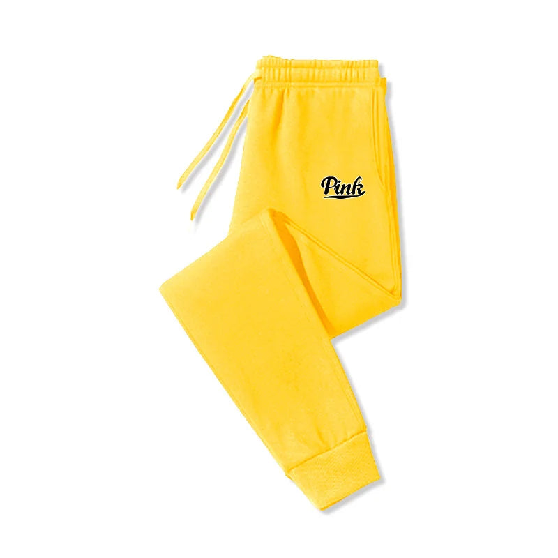 Winter Men Woman Fleece Trousers Casual Pants Sweatpants Jogger Fashion Sweatpants