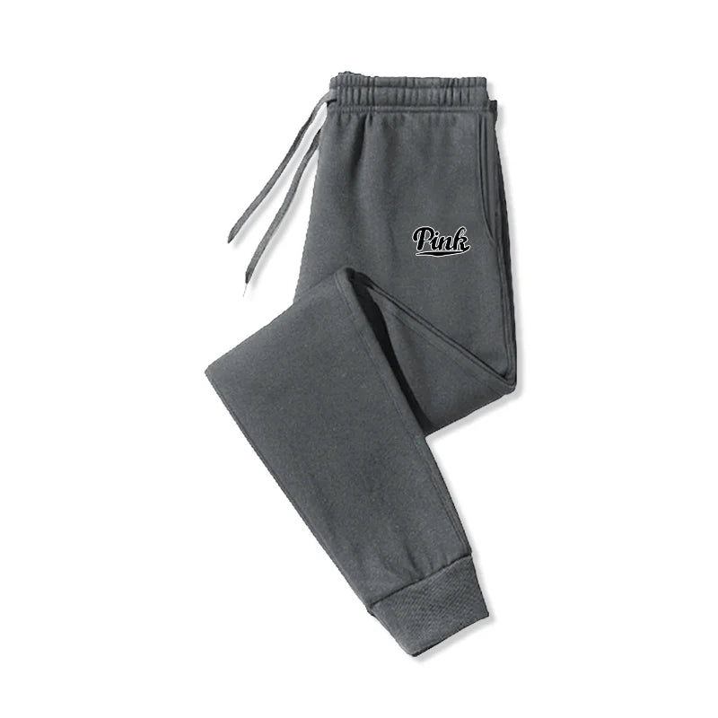 Winter Men Woman Fleece Trousers Casual Pants Sweatpants Jogger Fashion Sweatpants