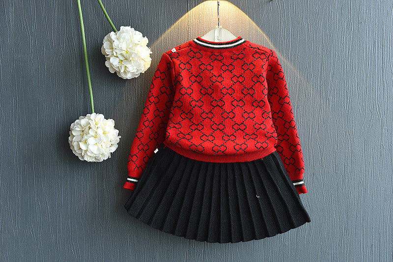 2023 Girls Winter Clothes 2 Pcs Clothing Suit Spring Outfits for Kids Girl's Clothes