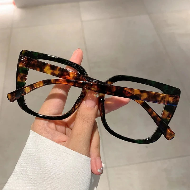 Vintage Anti Blue Light Optical Cat Eye Sexy Ladies Glasses Women Luxury Brand Designer TF