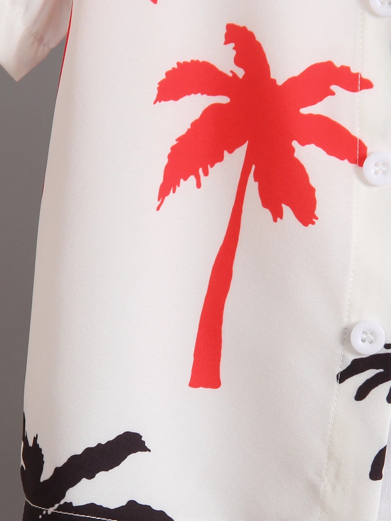 Three-piece summer 2 to 7-year-old boys and girls print short-sleeved shirt