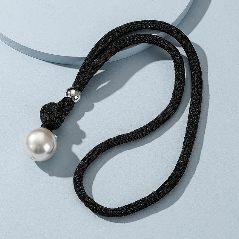 Big Pearl Statement Pendant Necklace Fashion Jewelry Pearls Women New Trend Clavicle Necklace