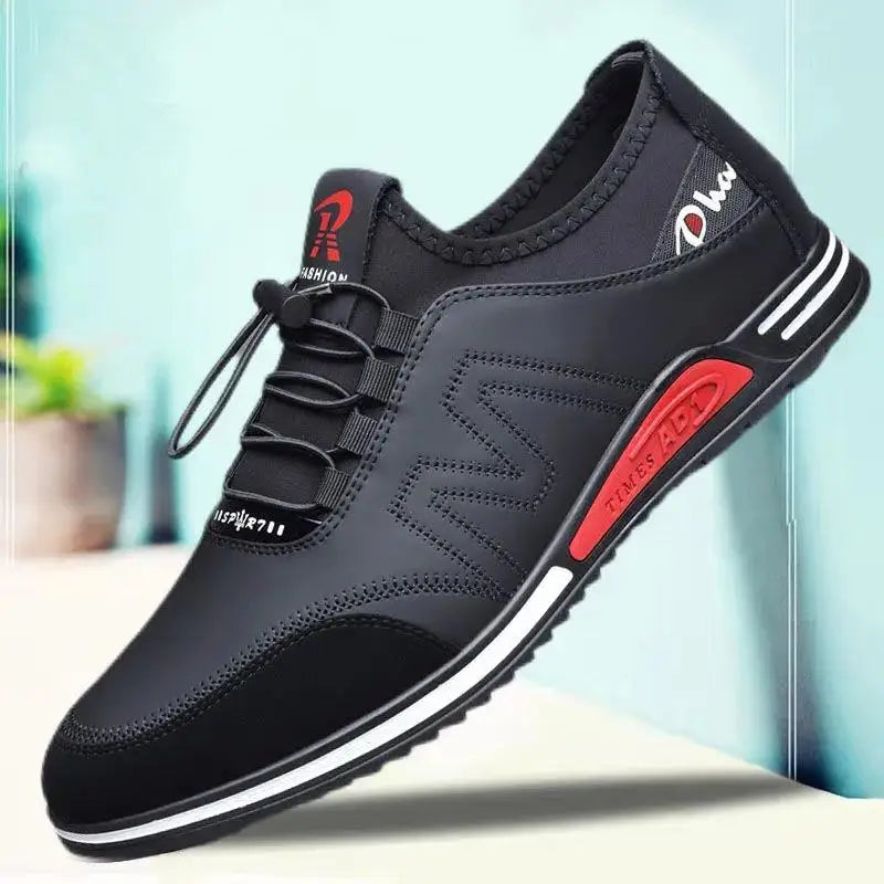 Men Casual Shoes British style Formal Shoes Breathable Lace-Up Bottom Light Sneakers Male Size 44