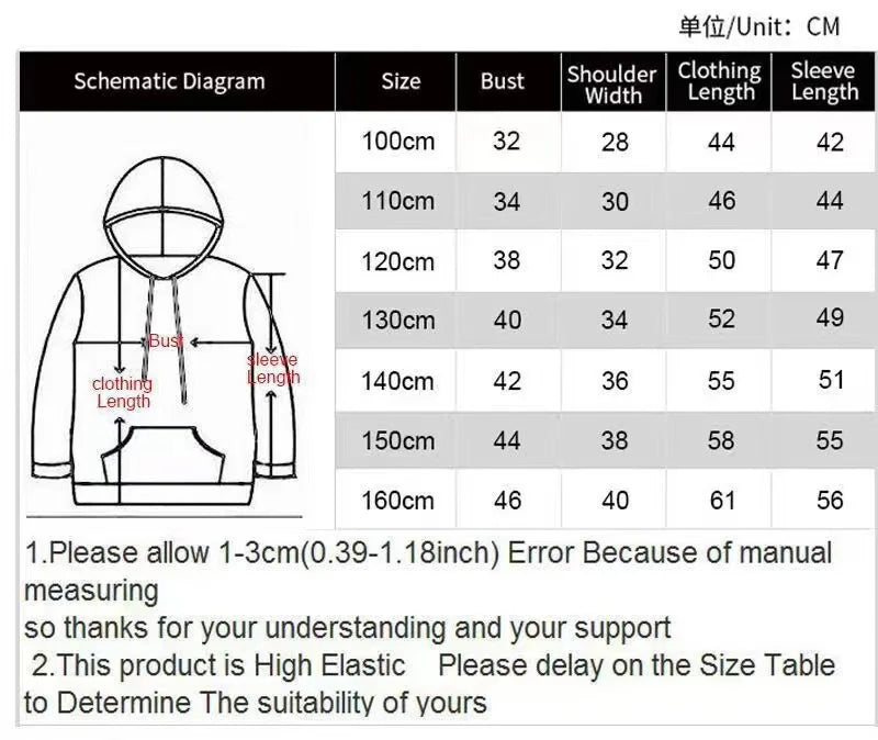 Children's Clothing Hoodies Long Sleeve Tops Christmas Streetwear