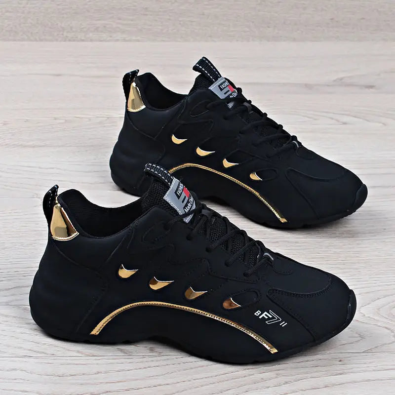 Light Soft Breathable Vulcanize Shoes High Quality Soft Leather Sneakers