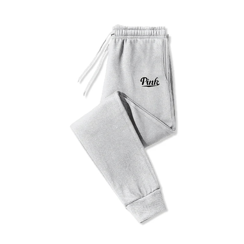 Winter Men Woman Fleece Trousers Casual Pants Sweatpants Jogger Fashion Sweatpants
