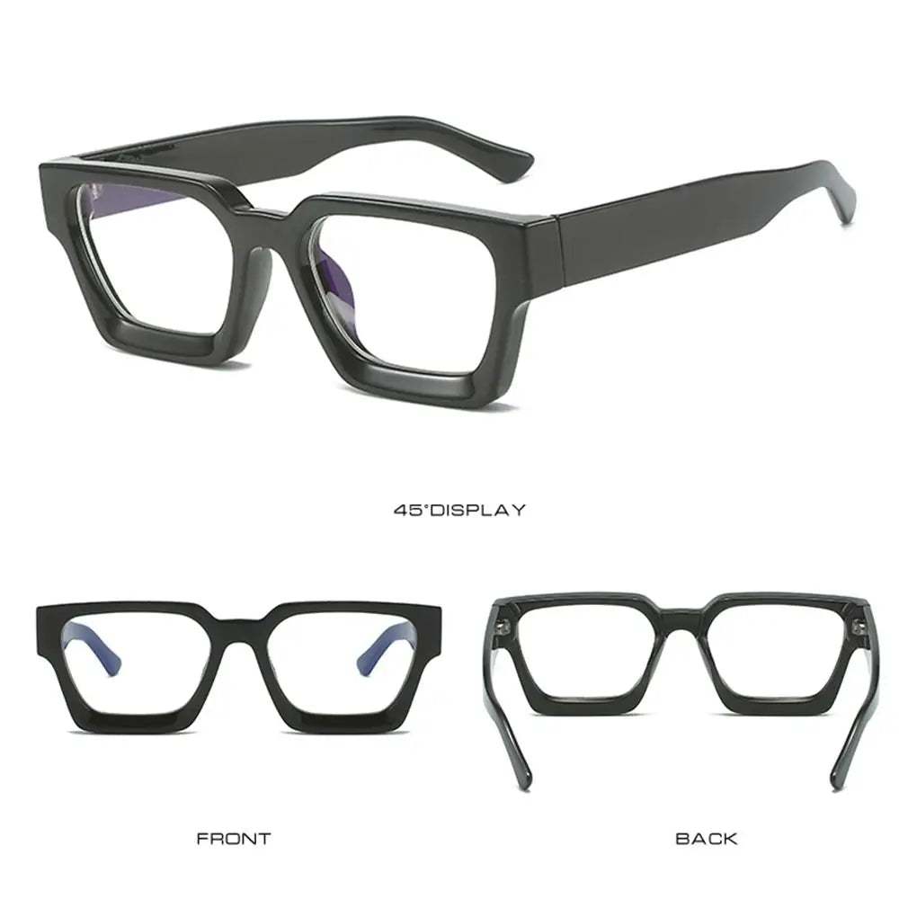 Square Glasses Unisex Small Square Computer Glasses Men Women Retro Ins Popular Eyewear
