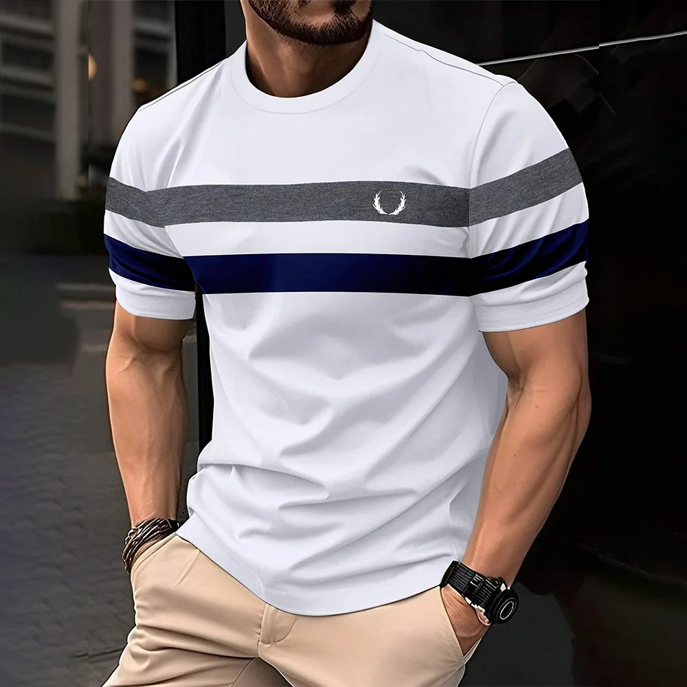 Men Fashion Street Men's Tops Summer Short Sleeve Clothing Loose Oversized T Shirt