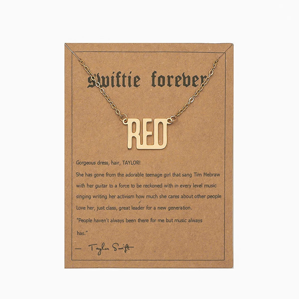 Stainless Steel Taylor Choker Necklace Jewelry Folklore Reputation Necklaces Lover Fearless Collier Acier Inoxydables Femme