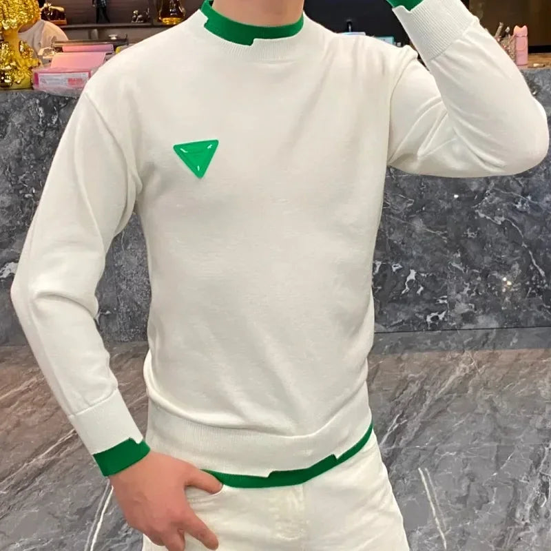 Autumn/Winter Casual Men's Sweater Long Sleeve Crew Neck Sweatshirt