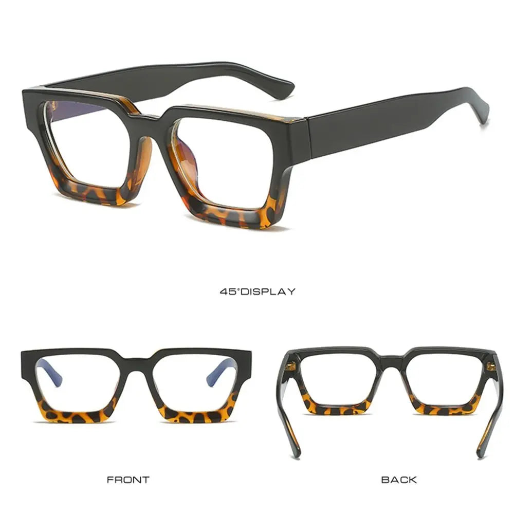 Square Glasses Unisex Small Square Computer Glasses Men Women Retro Ins Popular Eyewear