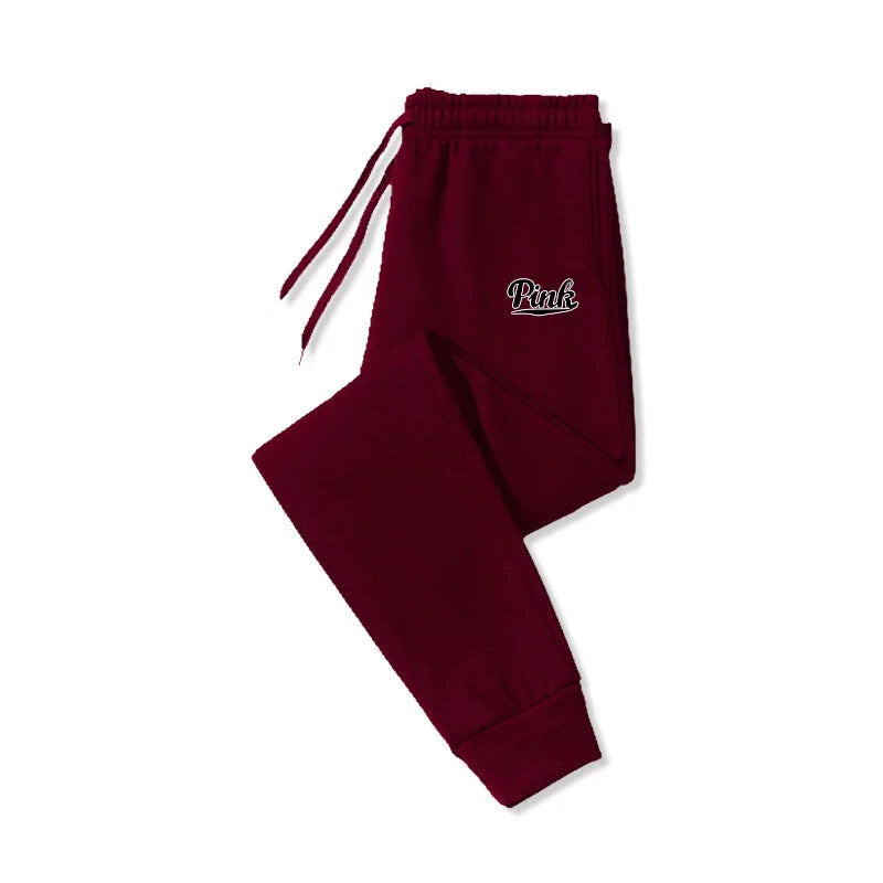 Winter Men Woman Fleece Trousers Casual Pants Sweatpants Jogger Fashion Sweatpants