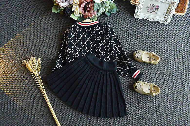 2023 Girls Winter Clothes 2 Pcs Clothing Suit Spring Outfits for Kids Girl's Clothes