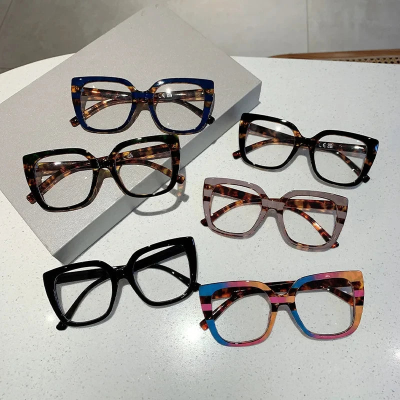 Vintage Anti Blue Light Optical Cat Eye Sexy Ladies Glasses Women Luxury Brand Designer TF