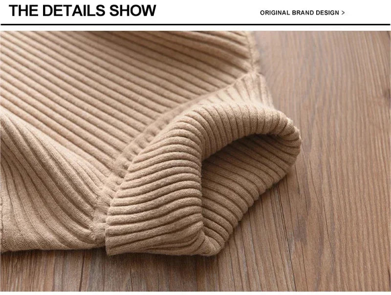 2024 New Sweater 1-9Yrs Kids Pullover Winter Knitted Bottoming Boys Sweaters