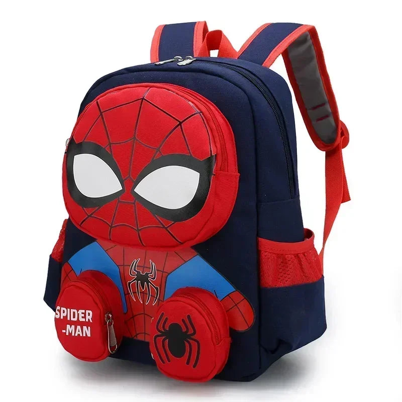 Spiderman Backpacks Super Heroes Shoulder Bag 3D Three-Dimensional