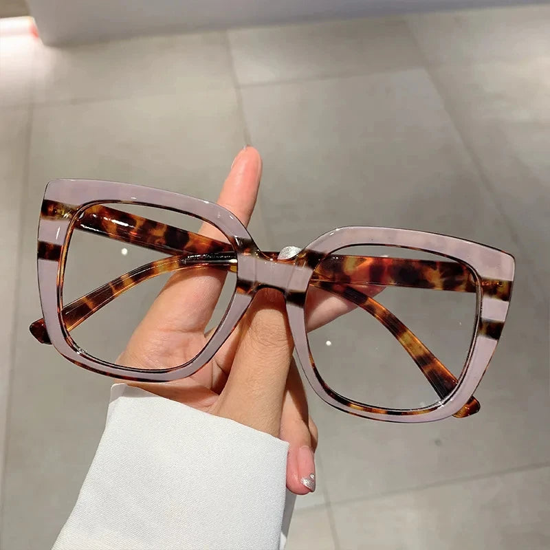 Vintage Anti Blue Light Optical Cat Eye Sexy Ladies Glasses Women Luxury Brand Designer TF