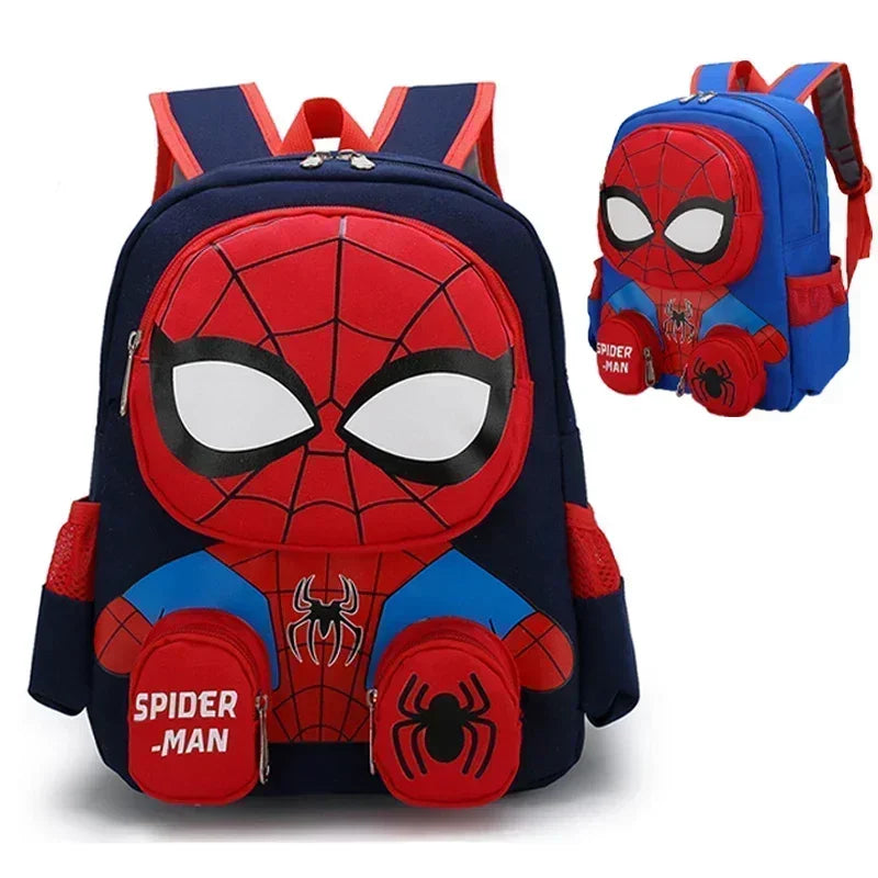 Spiderman Backpacks Super Heroes Shoulder Bag 3D Three-Dimensional