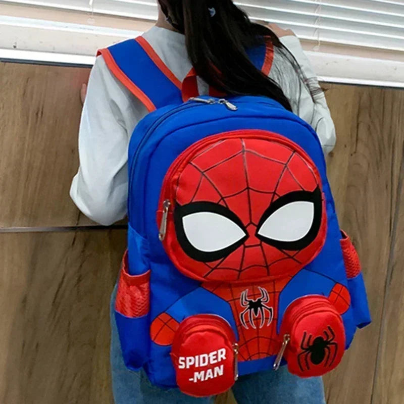 Spiderman Backpacks Super Heroes Shoulder Bag 3D Three-Dimensional