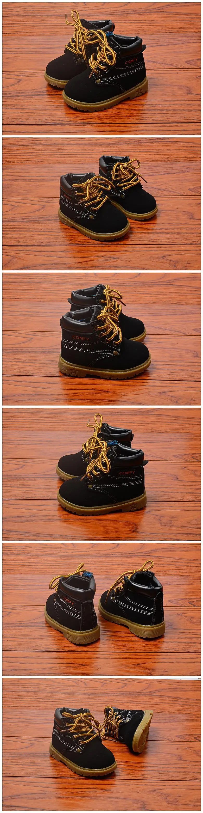 Baby Boots Toddler Fashion Boots Kids Shoes Boys Girls Snow Boots Girls Boys Plush Fashion Boots Shoes Size