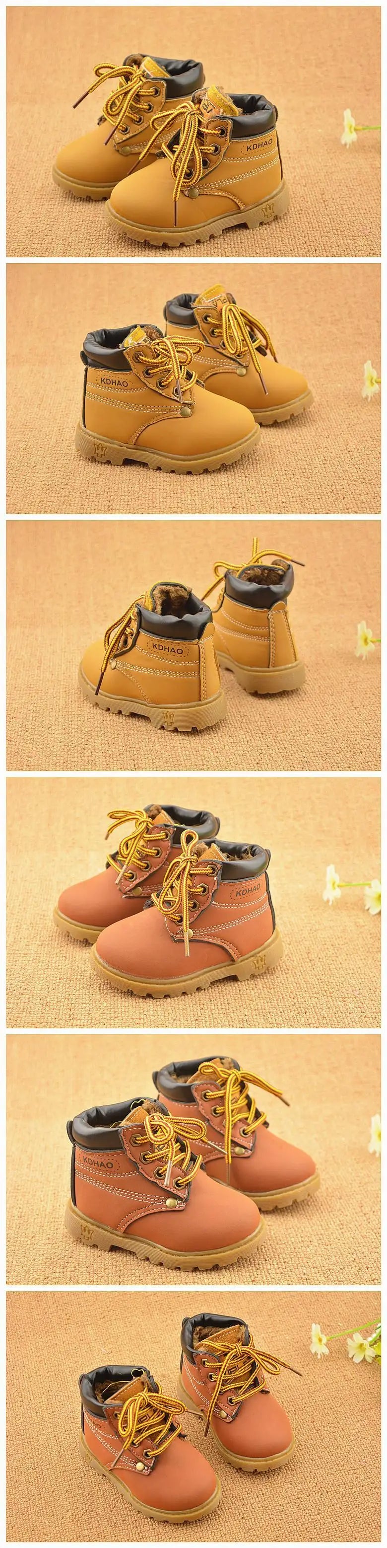 Baby Boots Toddler Fashion Boots Kids Shoes Boys Girls Snow Boots Girls Boys Plush Fashion Boots Shoes Size