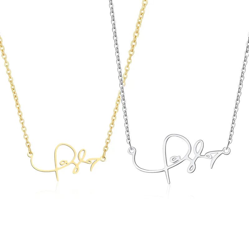 Stainless Steel Taylor Choker Necklace Jewelry Folklore Reputation Necklaces Lover Fearless Collier Acier Inoxydables Femme