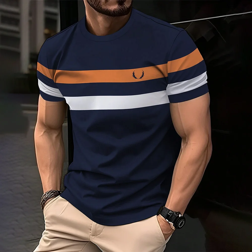Men Fashion Street Men's Tops Summer Short Sleeve Clothing Loose Oversized T Shirt