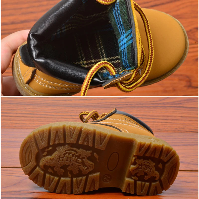 Baby Boots Toddler Fashion Boots Kids Shoes Boys Girls Snow Boots Girls Boys Plush Fashion Boots Shoes Size