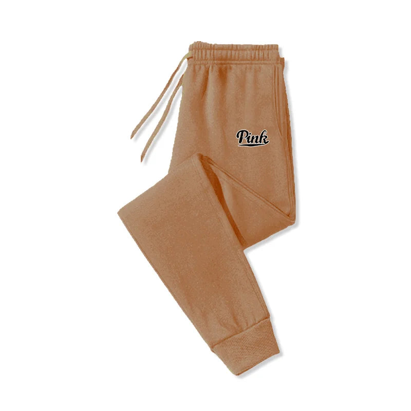 Winter Men Woman Fleece Trousers Casual Pants Sweatpants Jogger Fashion Sweatpants