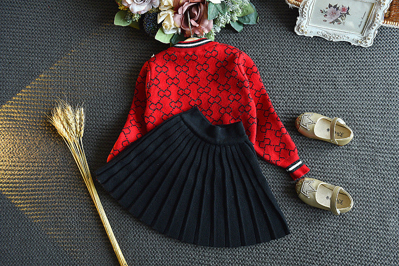 2023 Girls Winter Clothes 2 Pcs Clothing Suit Spring Outfits for Kids Girl's Clothes