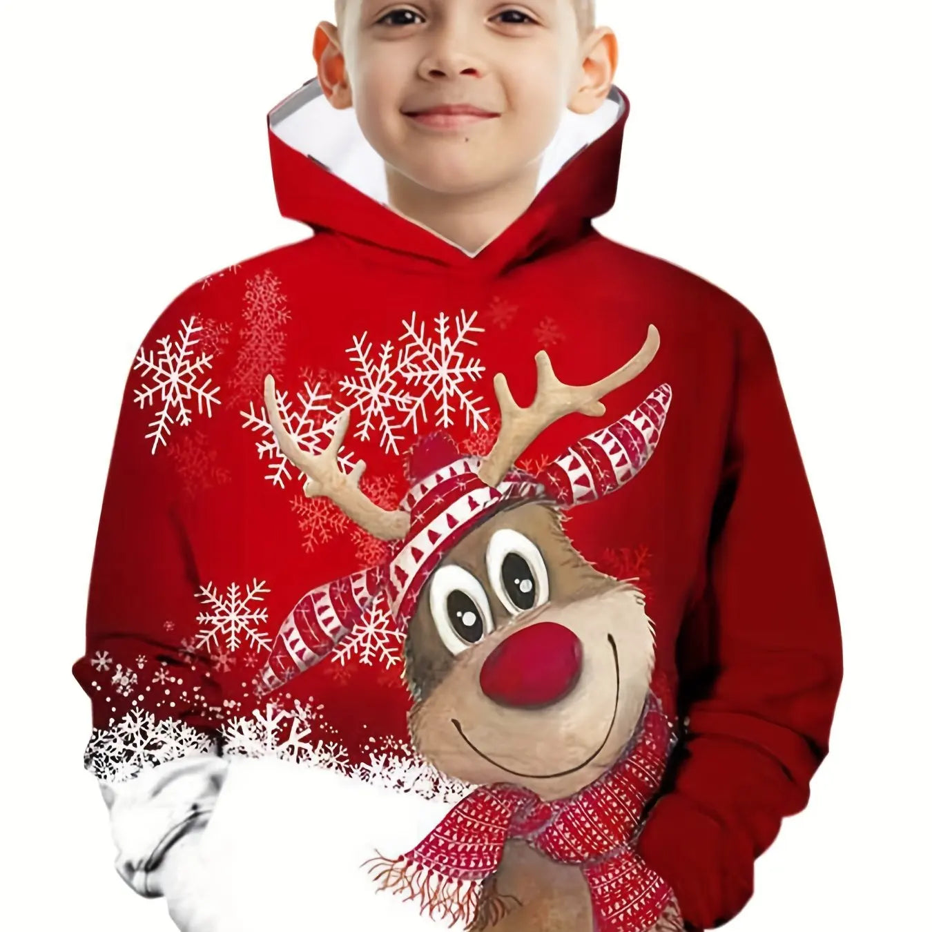 Children's Clothing Hoodies Long Sleeve Tops Christmas Streetwear