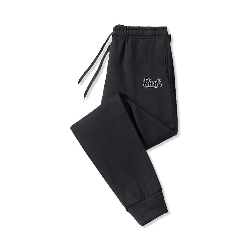 Winter Men Woman Fleece Trousers Casual Pants Sweatpants Jogger Fashion Sweatpants