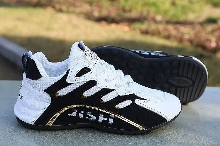 Men Casual Shoes New Comfortable Soft Bottom Flats Lace Up Sneakers