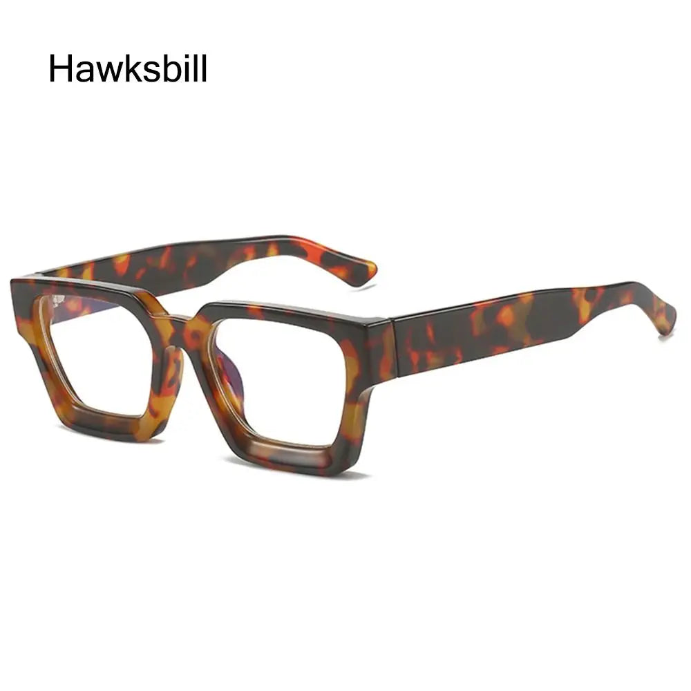 Square Glasses Unisex Small Square Computer Glasses Men Women Retro Ins Popular Eyewear