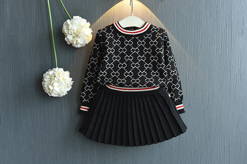 2023 Girls Winter Clothes 2 Pcs Clothing Suit Spring Outfits for Kids Girl's Clothes
