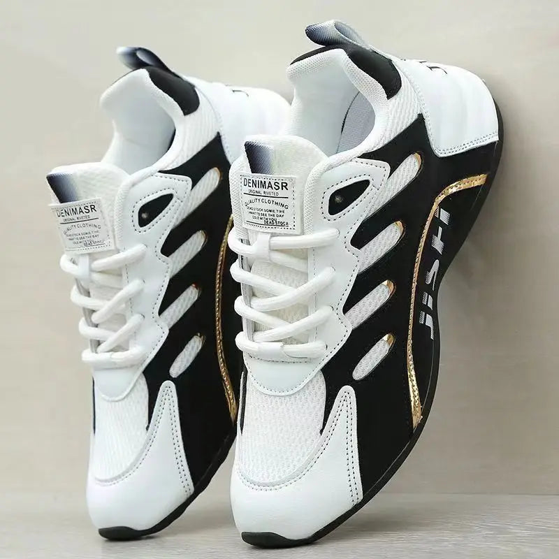 Men Casual Shoes New Comfortable Soft Bottom Flats Lace Up Sneakers