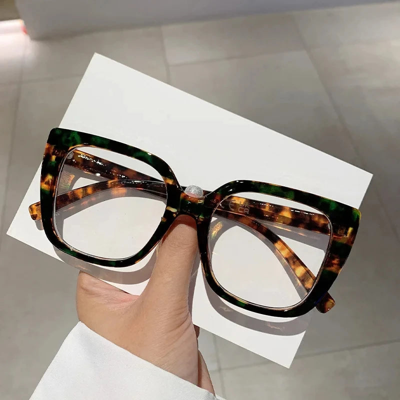 Vintage Anti Blue Light Optical Cat Eye Sexy Ladies Glasses Women Luxury Brand Designer TF