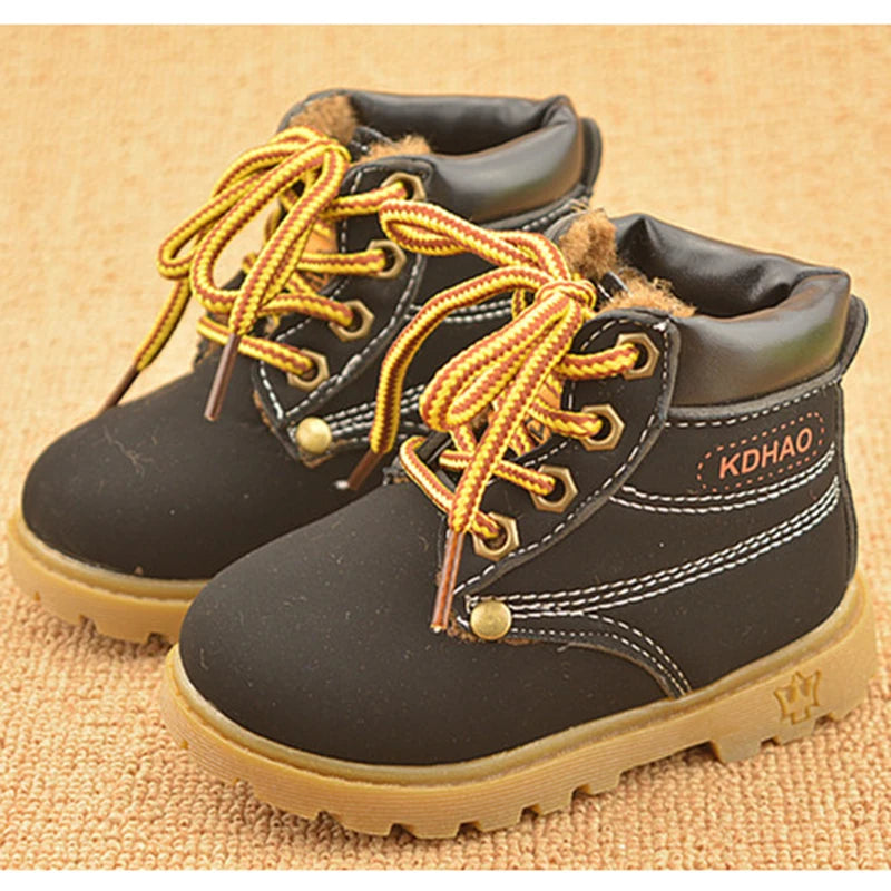 Baby Boots Toddler Fashion Boots Kids Shoes Boys Girls Snow Boots Girls Boys Plush Fashion Boots Shoes Size