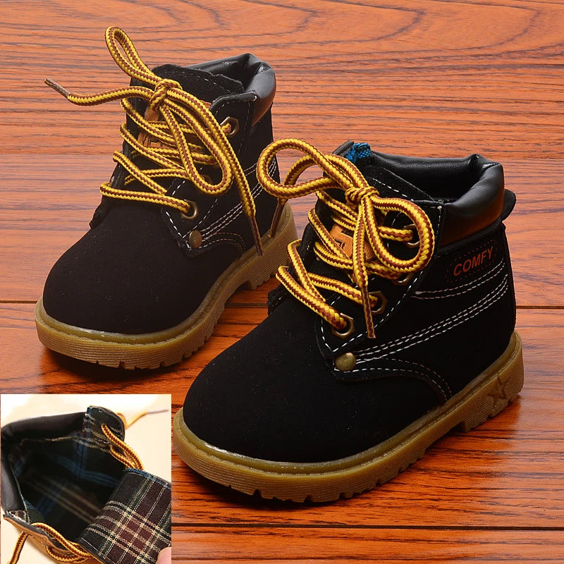 Baby Boots Toddler Fashion Boots Kids Shoes Boys Girls Snow Boots Girls Boys Plush Fashion Boots Shoes Size